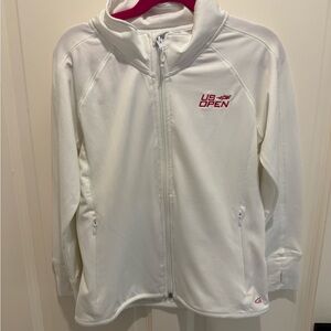 Authentic US Open White Zip-Up Jacket